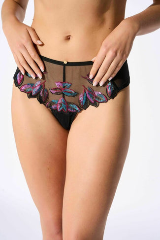 Atelier Amour Oiseau de Paradis Knicker – Flowered - Pleasurements