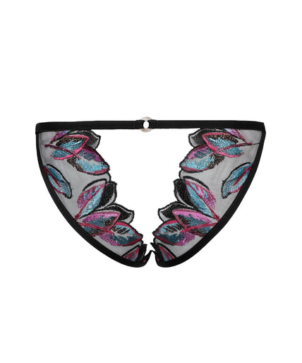 Atelier Amour Oiseau de Paradis Open Brief – Flowered - Pleasurements