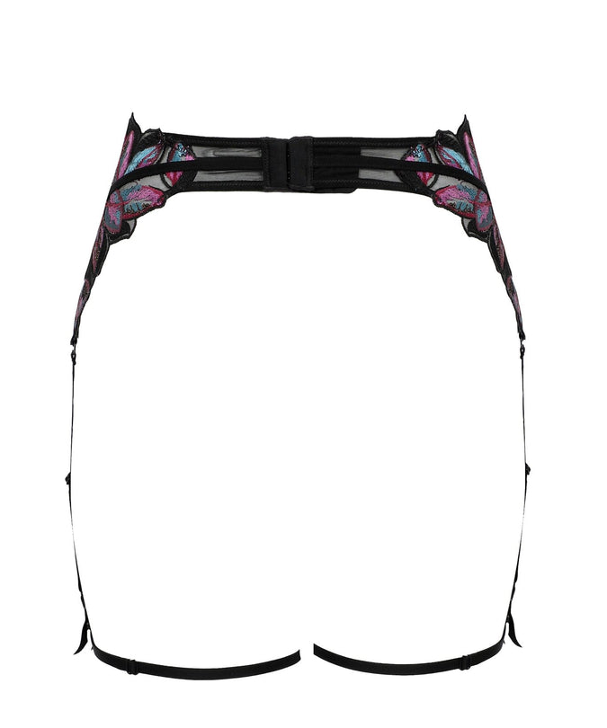 Atelier Amour Oiseau de Paradis Suspender – Flowered - Pleasurements