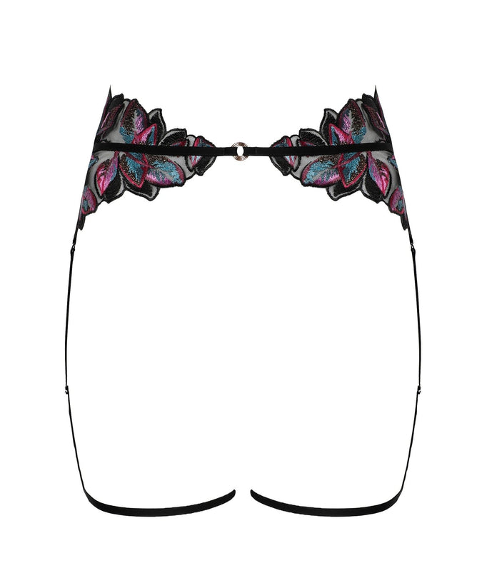 Atelier Amour Oiseau de Paradis Suspender – Flowered - Pleasurements