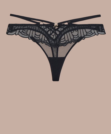 Aubade L'Indomptable Tanga Black - Pleasurements