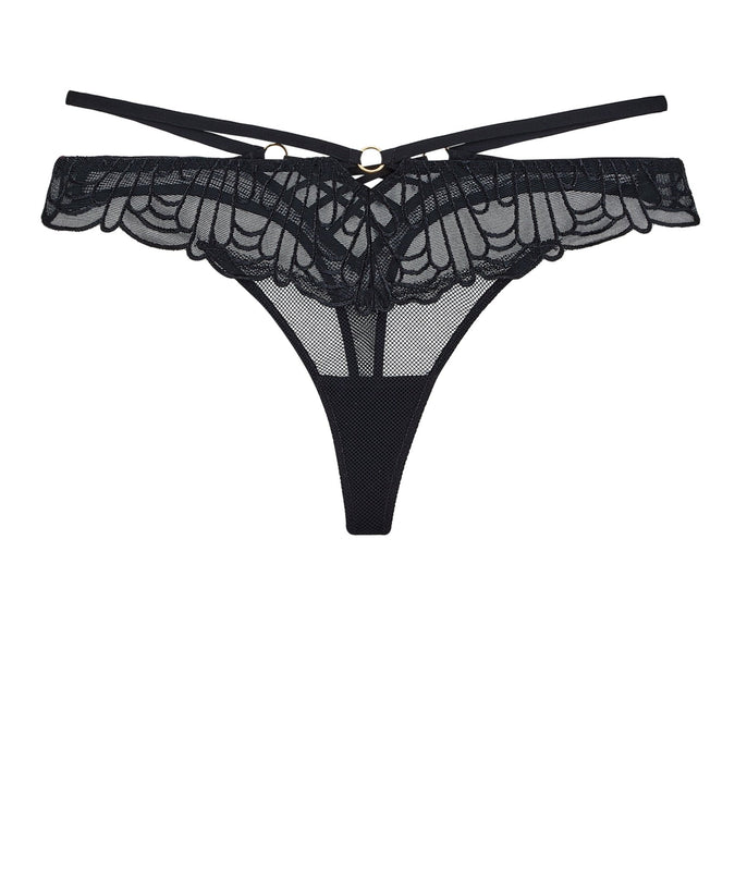 Aubade L'Indomptable Tanga Black - Pleasurements