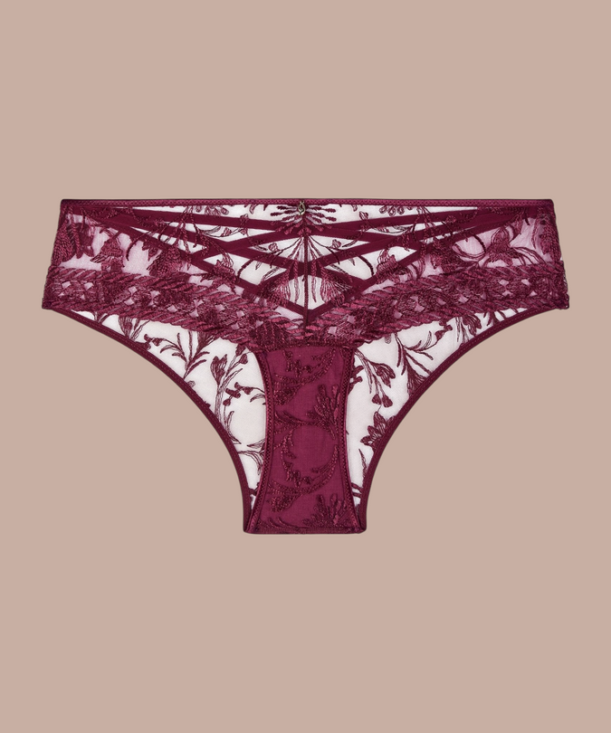 Aubade Magnetic Spell Hipster in Crimson Red - Pleasurements