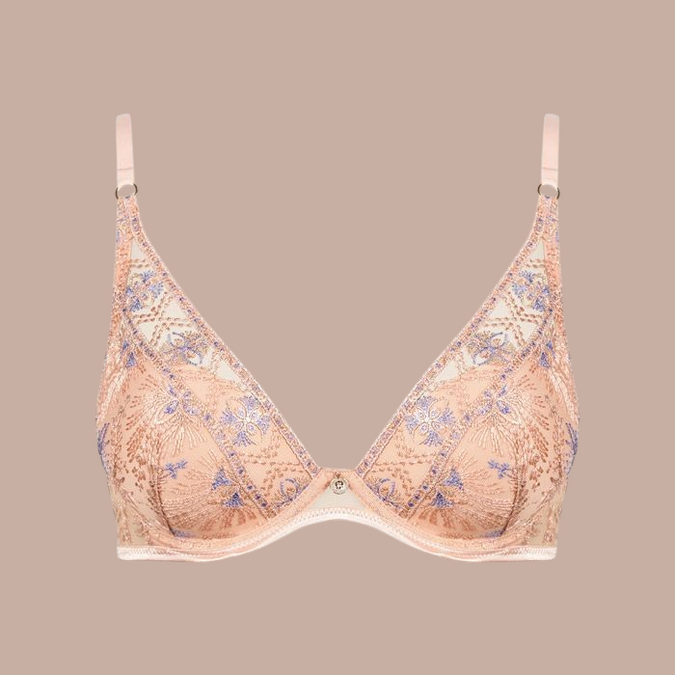 Aubade Sound of Heart Moulded Plunge Bra - Pleasurements