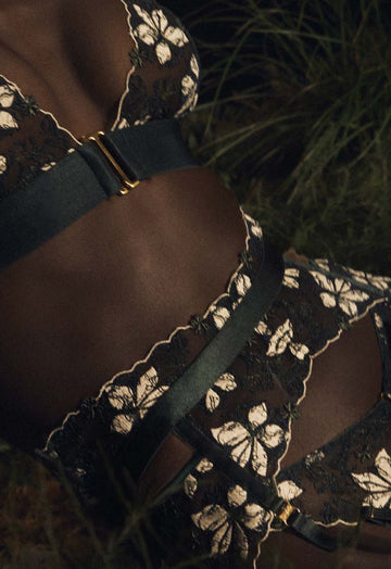 Bordelle Vita Lingerie in green