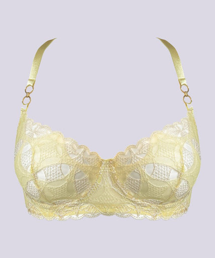 Bordelle Alta Balconette Wire Bra Lemon - Pleasurements