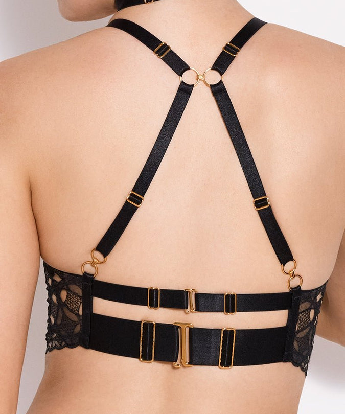 Bordelle Alta Bodice Bra Black - Pleasurements