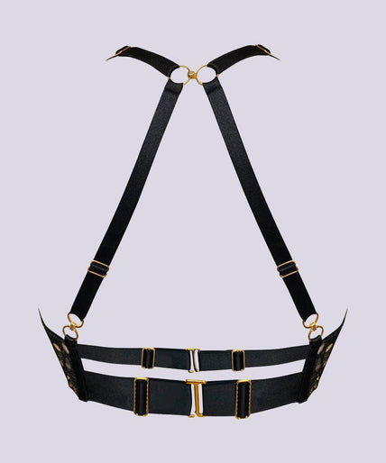 Bordelle Alta Bodice Bra Black - Pleasurements