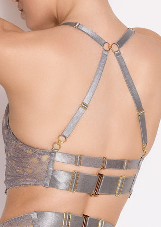Bordelle Alta Bodice Bra Platinum - Pleasurements