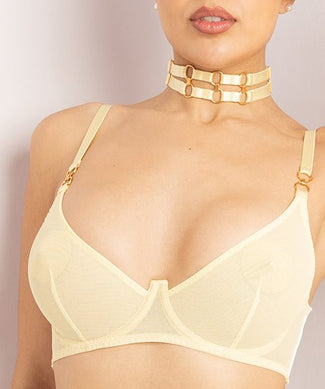 Bordelle Cadi Balconette Wire Bra Lemon - Pleasurements