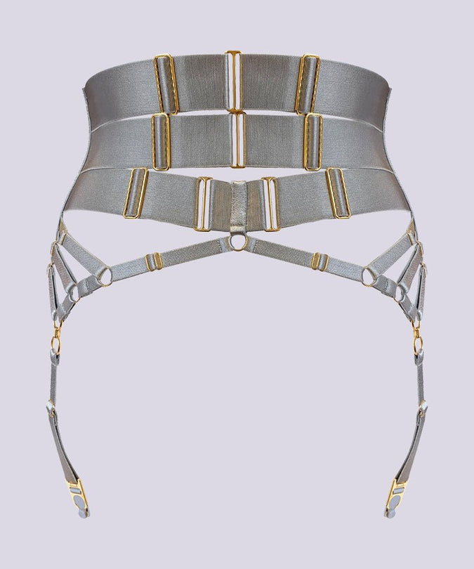 Bordelle Circe Suspender Platinum - Pleasurements