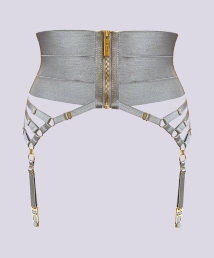 Bordelle Circe Suspender Platinum - Pleasurements
