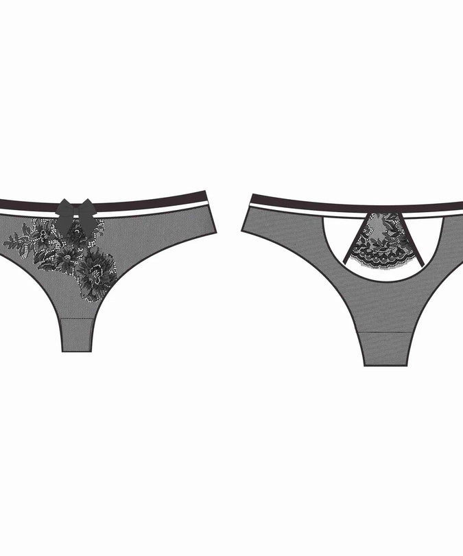 Shikkosa Brief Carlotta in Black