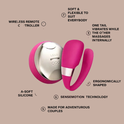 LELO – TIANI 3 Couples Massager – Cerise - by Pleasurements