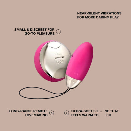 LELO – LYLA 2 Insignia Massager Egg – Hot Cerise - by Pleasurements