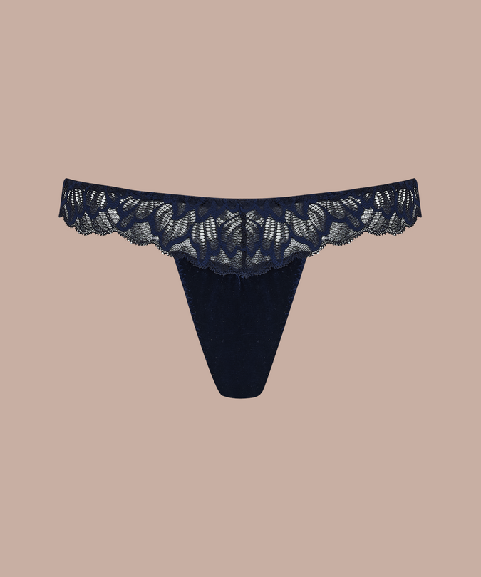 Coco de Mer Azzurra Thong - Pleasurements