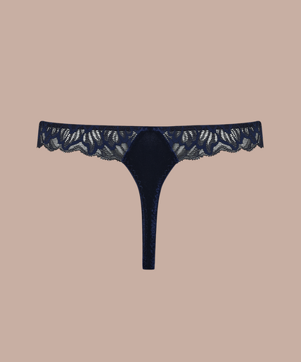 Coco de Mer Azzurra Thong - Pleasurements