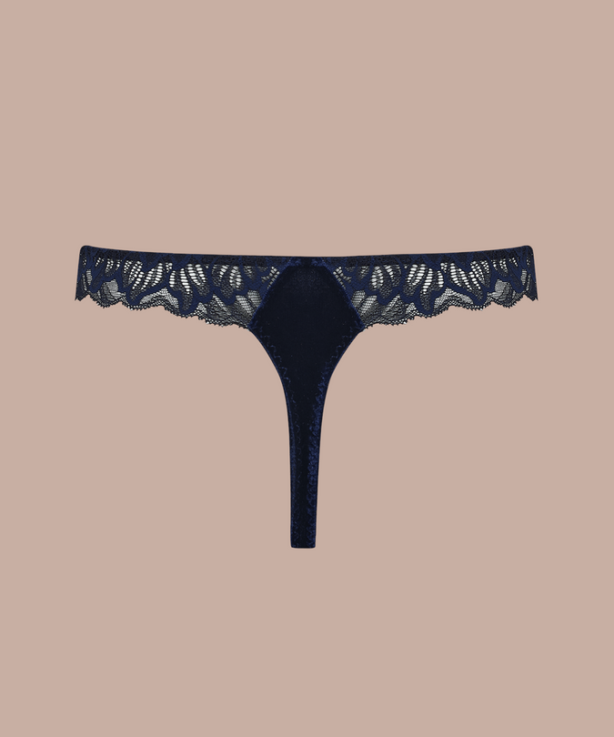 Coco de Mer Azzurra Thong - Pleasurements