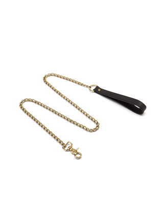 Coco de Mer Black Leather Lead - Pleasurements