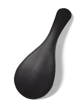 Coco de Mer Black Leather Round Paddle - Pleasurements