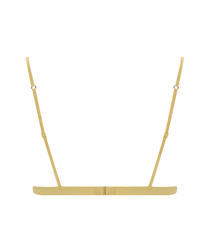 Coco de Mer Fiorella Soft Cup Triangle Bra Gold - Pleasurements