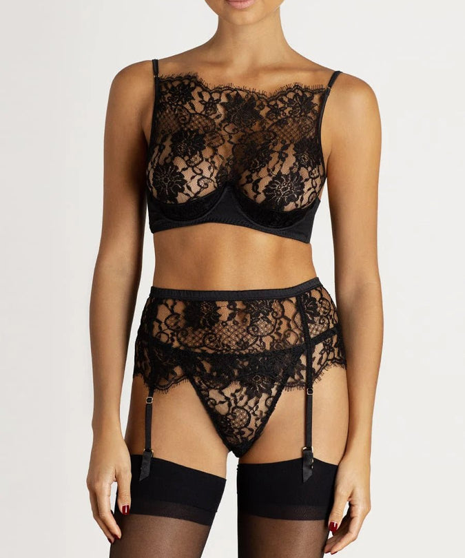 Coco de Mer Hera High Neck Balconette Bra - Pleasurements