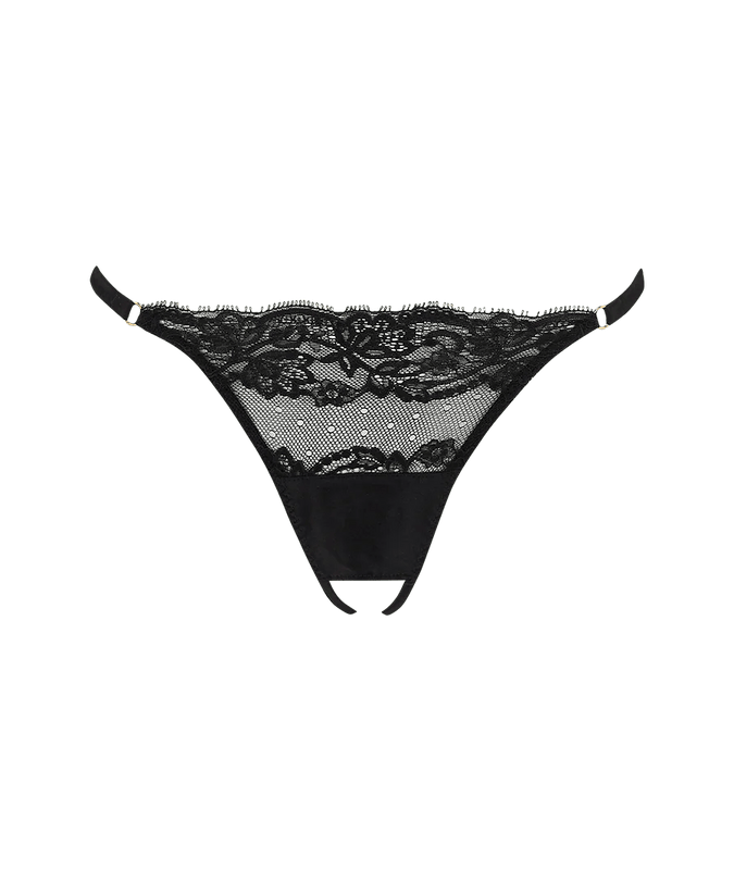 Coco de Mer Seraphine Open Knicker - Pleasurements