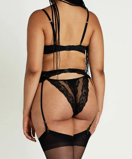 Coco de Mer Seraphine Suspender Belt - Pleasurements