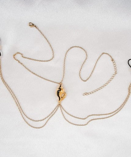 Sylvie Monthulé Breast Ocean of Caresses Necklace Design Gold
