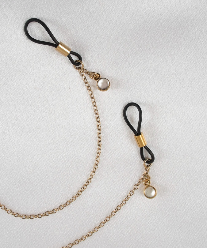 Breast Necklace Love Rose Design Goud
