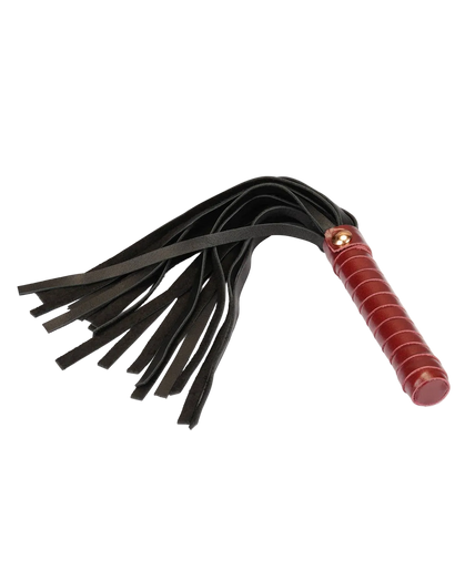 Liebe Seele Wijnrood Leren Mini Flogger
