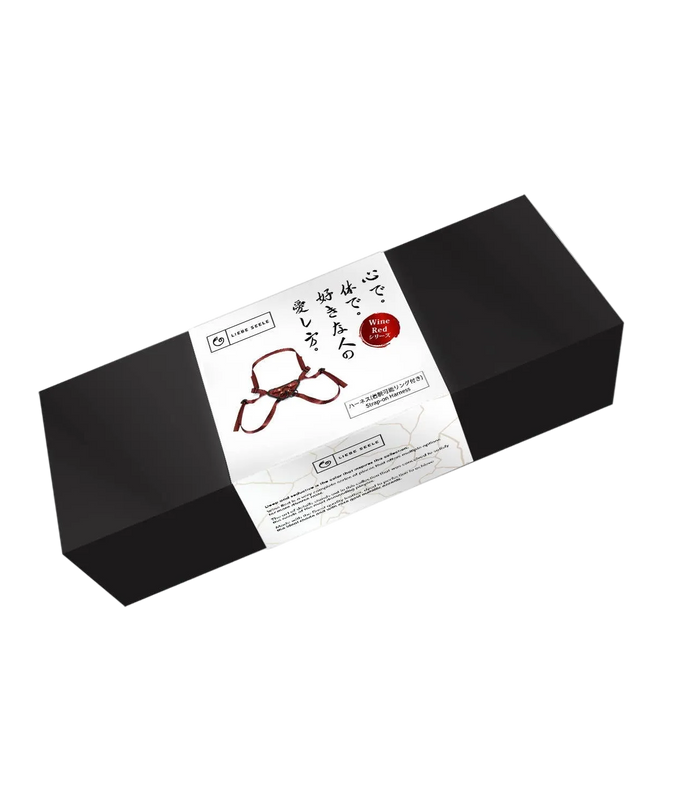 Liebe Seele Universal Leather Strap-On Harness – Wine Red
