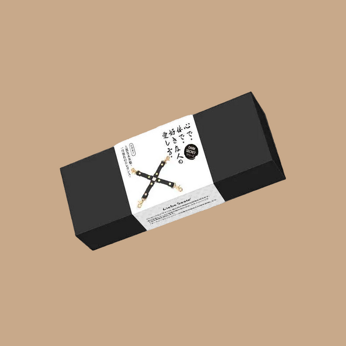 Liebe Seele Dark Secret 4-Way Leather Hogtie – Black