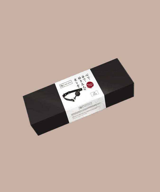 Liebe Seele Boudoir Amor Vegan Ball Gag – Black