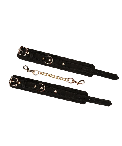 Liebe Seele Boudoir Amor Vegan Wrist Cuffs – Black