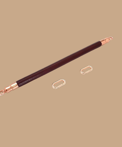 Liebe Seele Leather Spreader Bar – Wine Red
