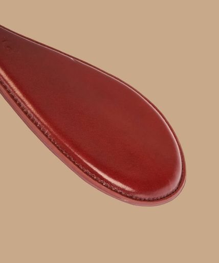 Liebe Seele Round Leather Spanking Paddle – Wine Red