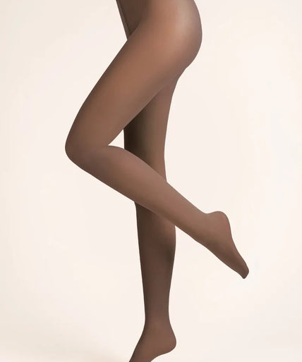 Gabriella Tights Microfibre Plus Size 60 den Choco - Pleasurements