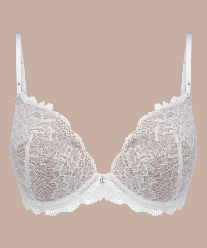 Heavenly Push - Up Bra White - Pleasurements