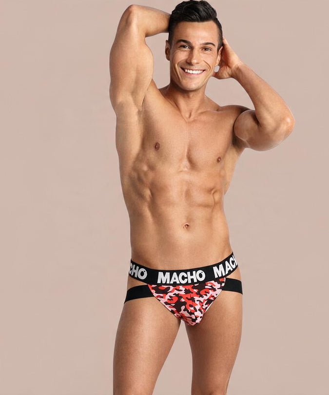 Macho – MX28MR Jockstrap Military Red | Premium Men’s Underwear