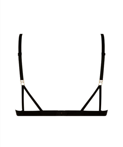 Atelier Amour – Cosmic Dream Triangle Bra - Black