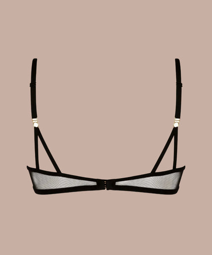 Atelier Amour – Cosmic Dream Demi Cup Bra Black