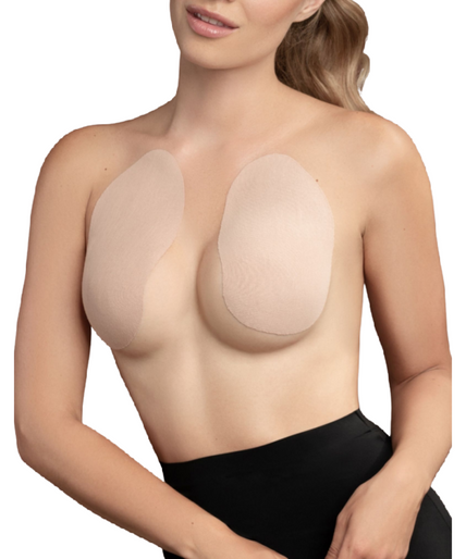 BYE-BRA - BREASTS ENHANCER + 3 PAIRS OF SATIN BEIGE CUP F/H