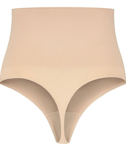 BYE-BRA - NAADLOZE STRING PANTY BEIGE MAAT S