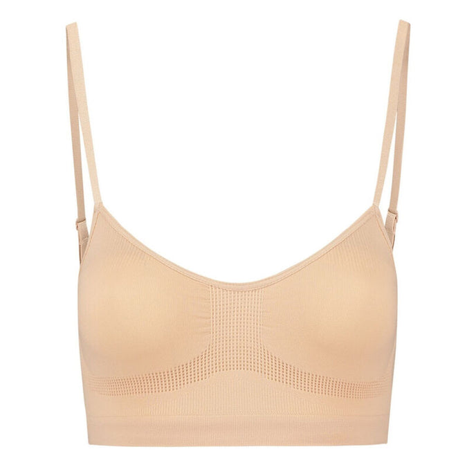 BYE-BRA - MEDIUM CONTROL BRA SEAMLESS BEIGE SIZE XXL