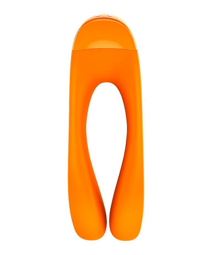 SATISFYER - CANDY CANE FINGER VIBRATOR ORANGE