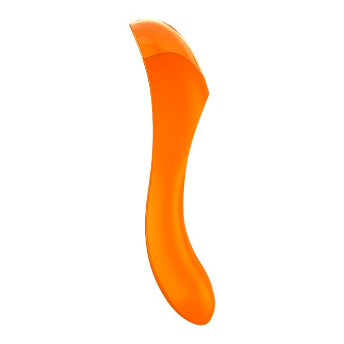 SATISFYER - CANDY CANE VINGERVIBRATOR ORANJE