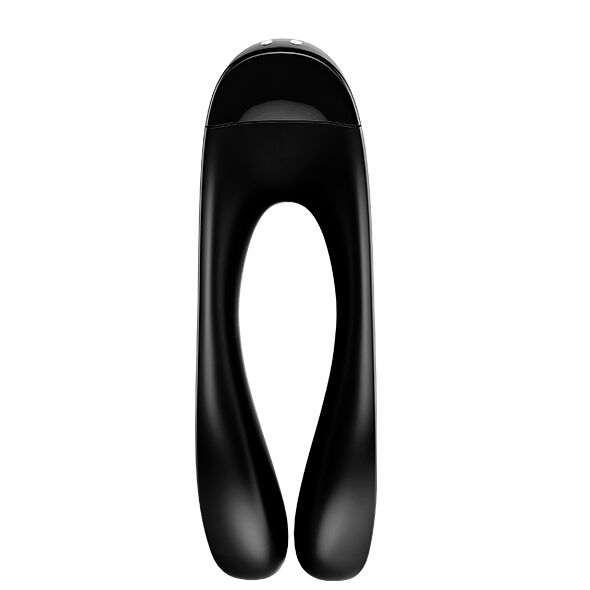 SATISFYER - CANDY CANE FINGERVIBRATOR ZWART