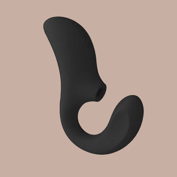 LELO – ENIGMA Massager met dubbele zuigstimulatie – Zwart