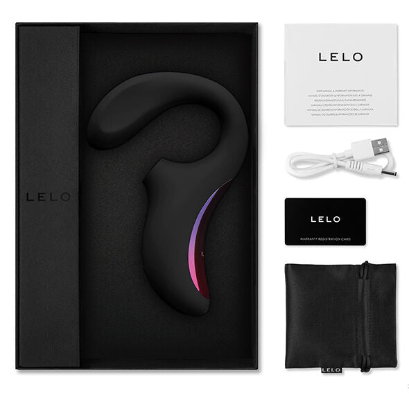 LELO – ENIGMA Massager met dubbele zuigstimulatie – Zwart